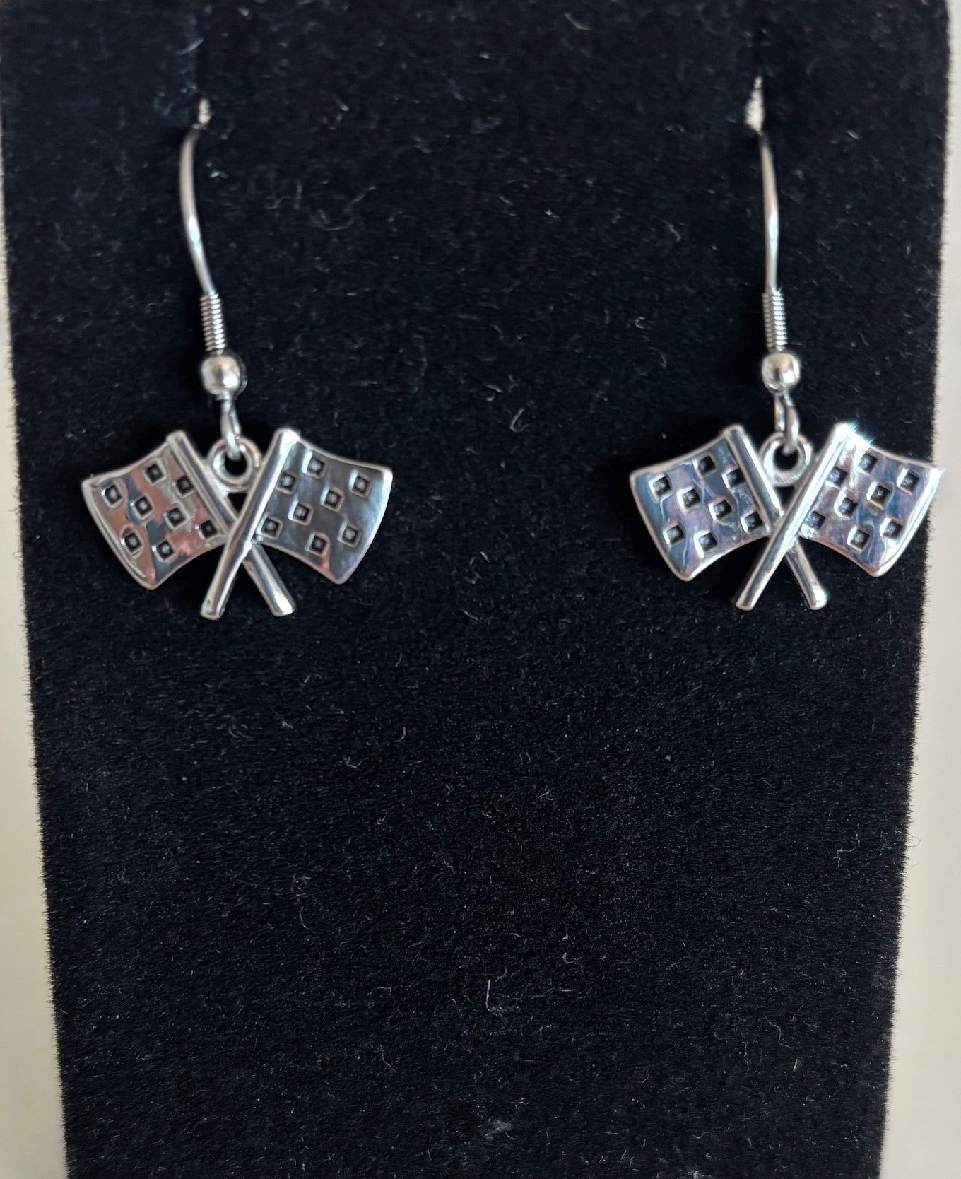 Checkered Flag Earrings