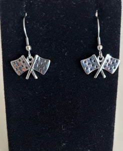 Checkered Flag Earrings
