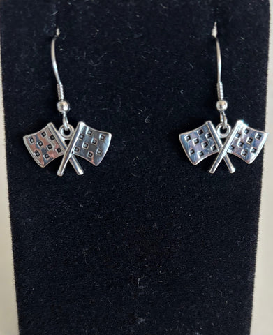 Checkered Flag Earrings