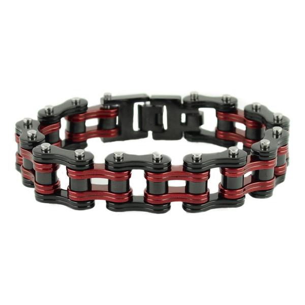 Men's Biker Chain Bracelets (Multiple Colors Available)