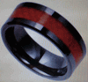 Red Carbon Fiber Ceramic Ring