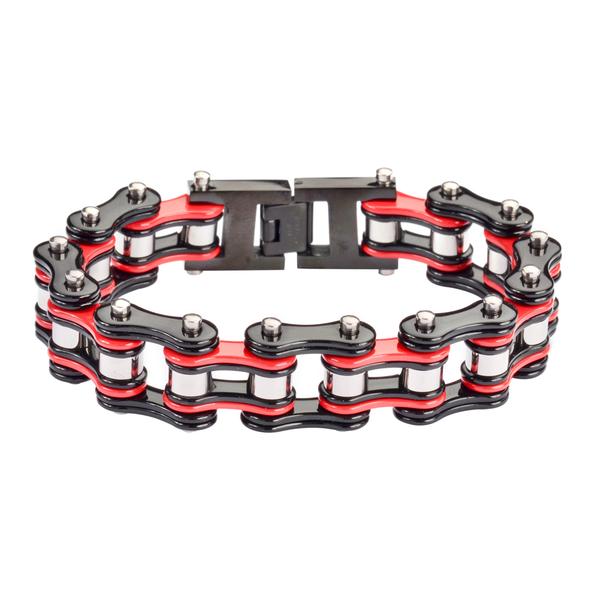 Men's Biker Chain Bracelets (Multiple Colors Available)