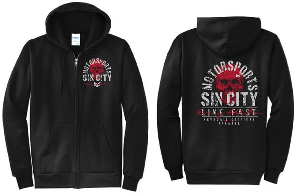 Skull Zip Sweatshirt