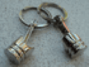 Piston Keychain